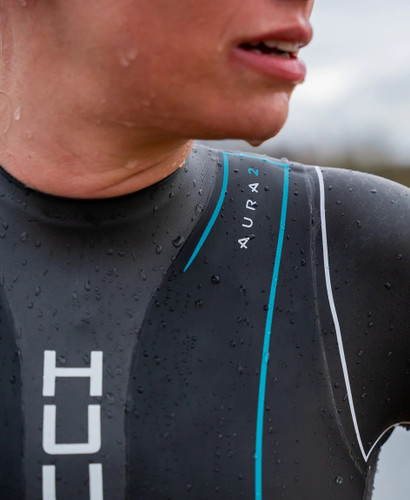 HUUB- Women's Aura 2 3:3 Wetsuit - 2026 - Black/Sky Black - Wetsuit Hire