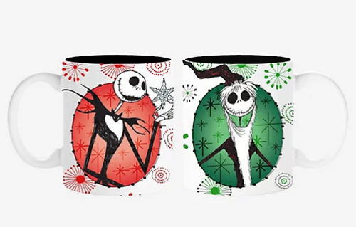 THE NIGHTMARE BEFORE CHRISTMAS JACK HOLIDAY MUG SET
