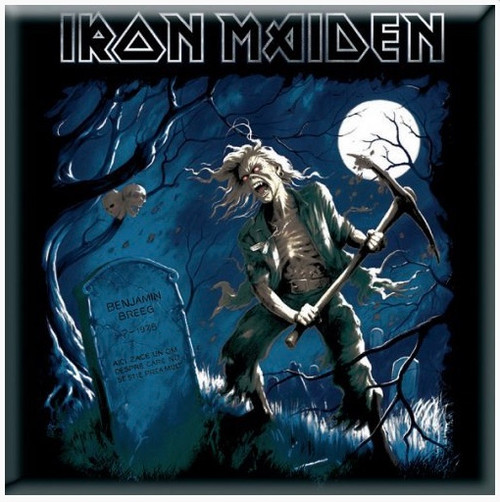 IRON MAIDEN FRIDGE MAGNET: BENJAMIN BREEG