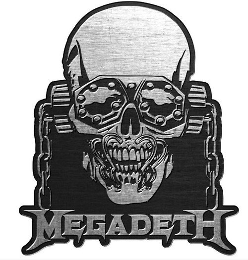 MEGADETH PIN BADGE: VIC RATTLEHEAD