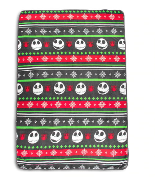 Disney Nightmare Before Christmas Jack Holiday Blanket