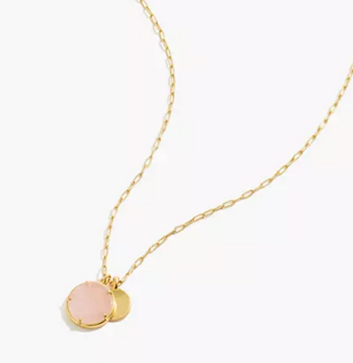 Stone Collection Rose Quartz Pendant Necklace