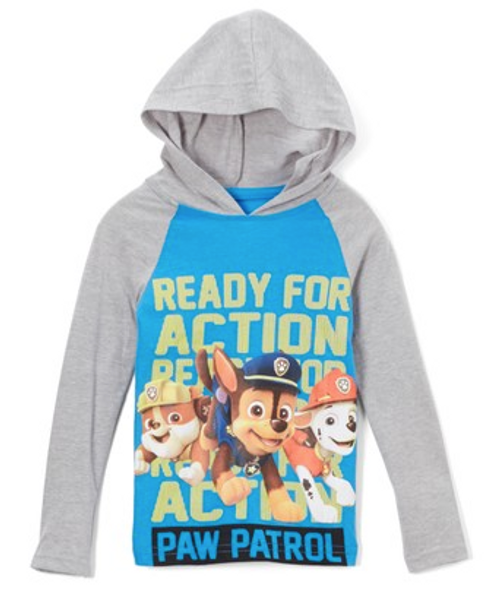 PAW Patrol 'Ready For Action' Raglan Hooded Tee - Toddler