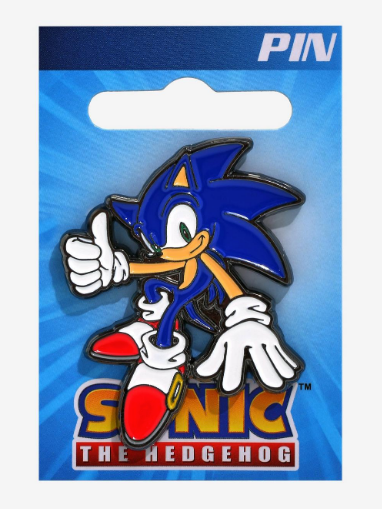 Sonic The Hedgehog Thumbs Up Enamel Pin