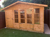 Customer Installation of The Ashby Dual summerhouse and shed. 