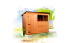 The Suffolk Shed available to purchase from Cabins Unlimited.