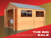 The Cabins Unlimited BIG January Sale includes this Major Apex Heavy Duty 12ft x 10ft Apex Shed whilst stocks last