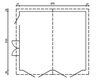 Here is the floor plan for the double garage