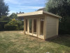 Barbados Mini - 3.3m x 2.4m - 44mm Log Cabin - Under 2.5m