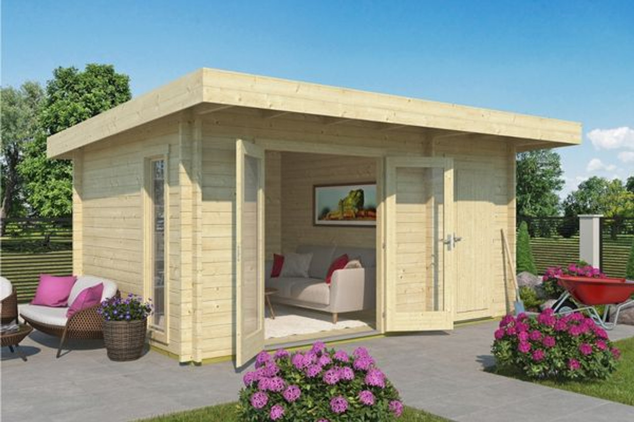 Chameleon 44 Summerhouse 4.5m x 3.0m Log Cabin (15ft x 10ft)