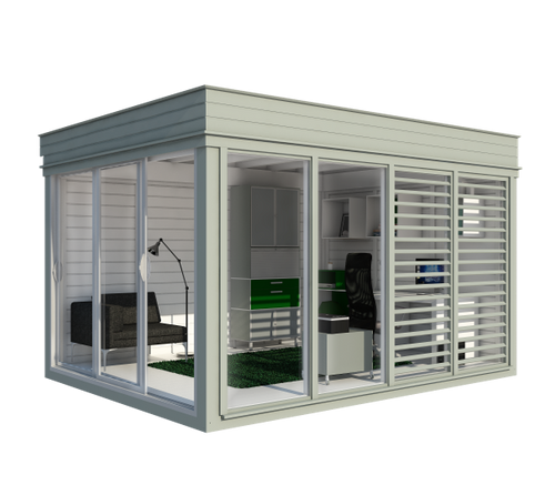 Insulated Garden Office Cube 3 x 4m