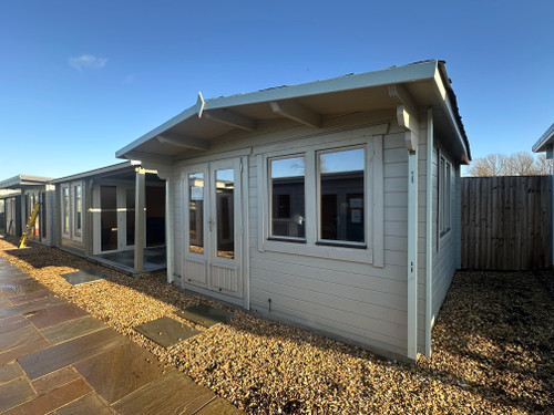 Ex-Display Marbella - 3.0m x 3.0m - 44mm Log Cabin - Under 2.5m