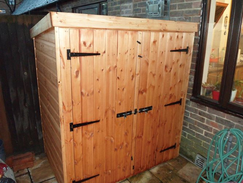 Perfect for storing anything and is available at Cabins Unlimited. 