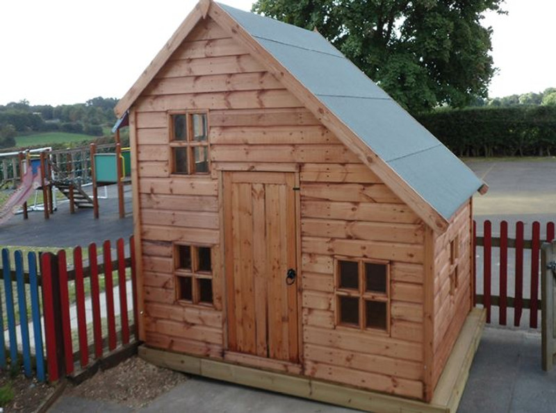 Treated Alpine playhouse