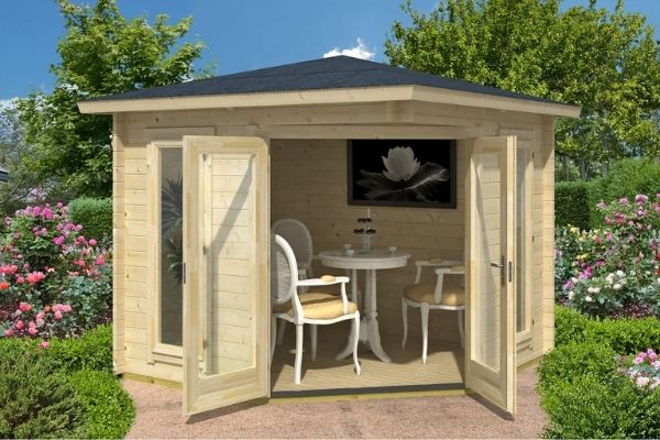 Ex-Display Oban - 2.4m x 2.4m - 40mm Log Cabin