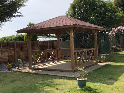 Elevate Outdoor Dining with Our Charming Gazebos and Grill Cabins: Perfecting Al Fresco Experiences for Homes and Businesses