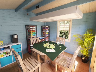 Thinking of a Log Cabin as a Children's Playroom?  