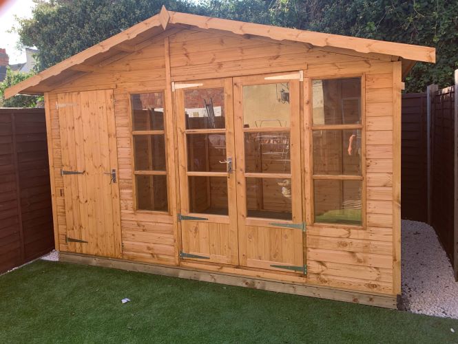 12 x 8 Ashby Dual Summerhouse and Shed Combo