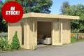 Stocked Chameleon - 4.5m x 3.0m - 44mm Log Cabin - Under 2.5m