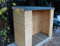 A log store example which can be supplied by Cabins Unlimited