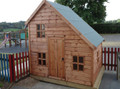 Treated Alpine playhouse