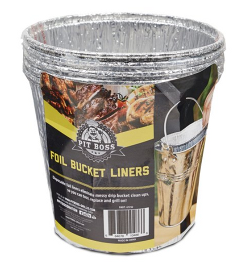 67292 - PIT BOSS PELLET GRILLS GENUINE REPLACEMENT PART -  5 PACK DRIP BUCKET LINERS 67292