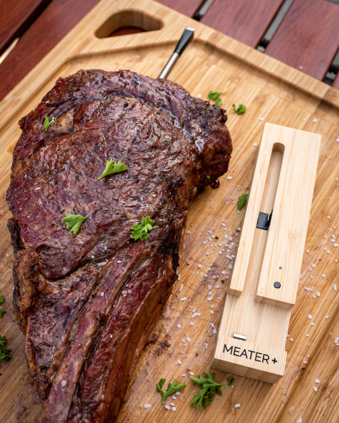 MEATER ® Plus Thermometer: Brown Sugar - Traeger