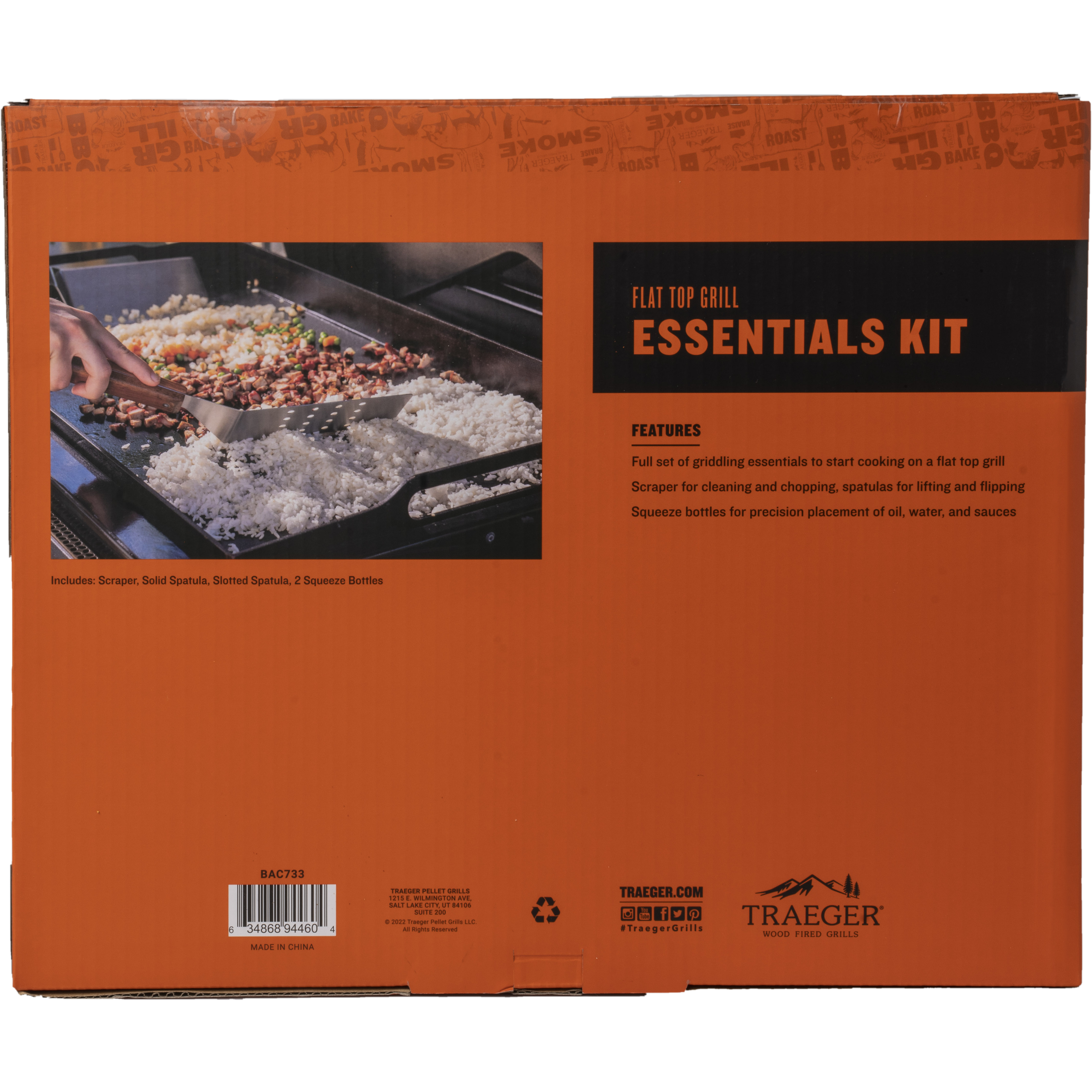 BAC731 by Traeger Grills - Traeger Flat Top Grill Seasoning & Cast