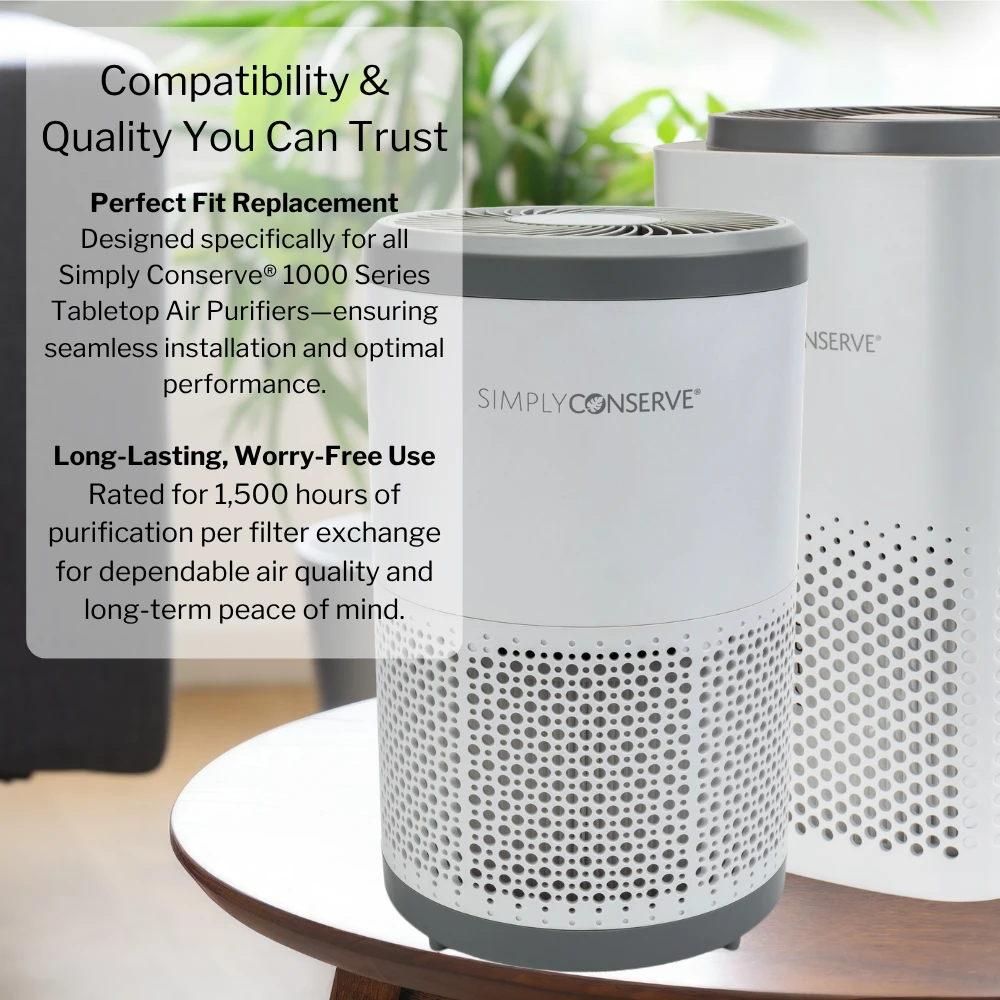 3-Pack Air Purifier Advanced Cartridge Replacement Filter