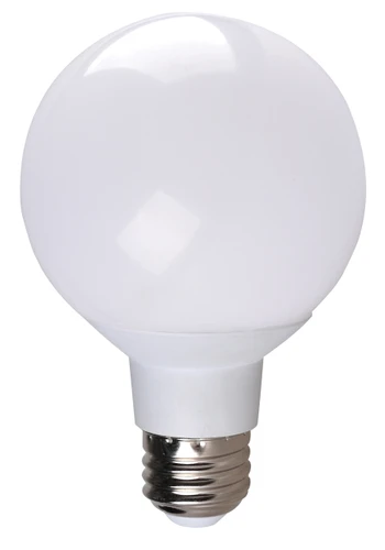 Shop the Simply Conserve 6W G25 dimmable LED globe bulb with 450 lumens, 2700K soft white light, E26 base, 40W equivalency, and 25,000-hour life.