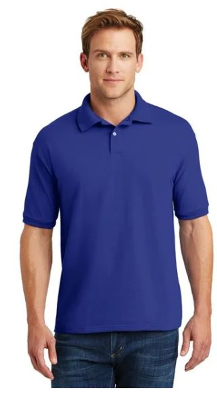 Hanes 054X Polo Shirt EcoSmart ComfortBlend. - Jordan Concepts LLC
