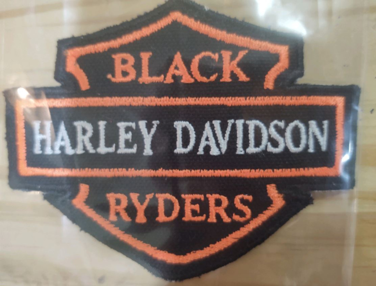 Black Harley Davidson Patch - Jordan Concepts LLC