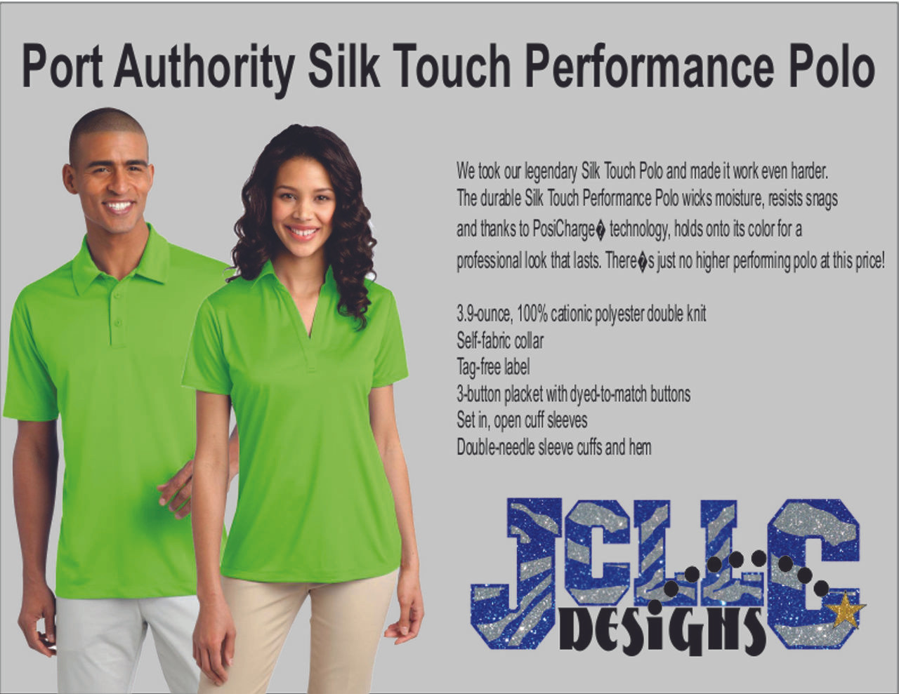 ladies silk touch performance polo