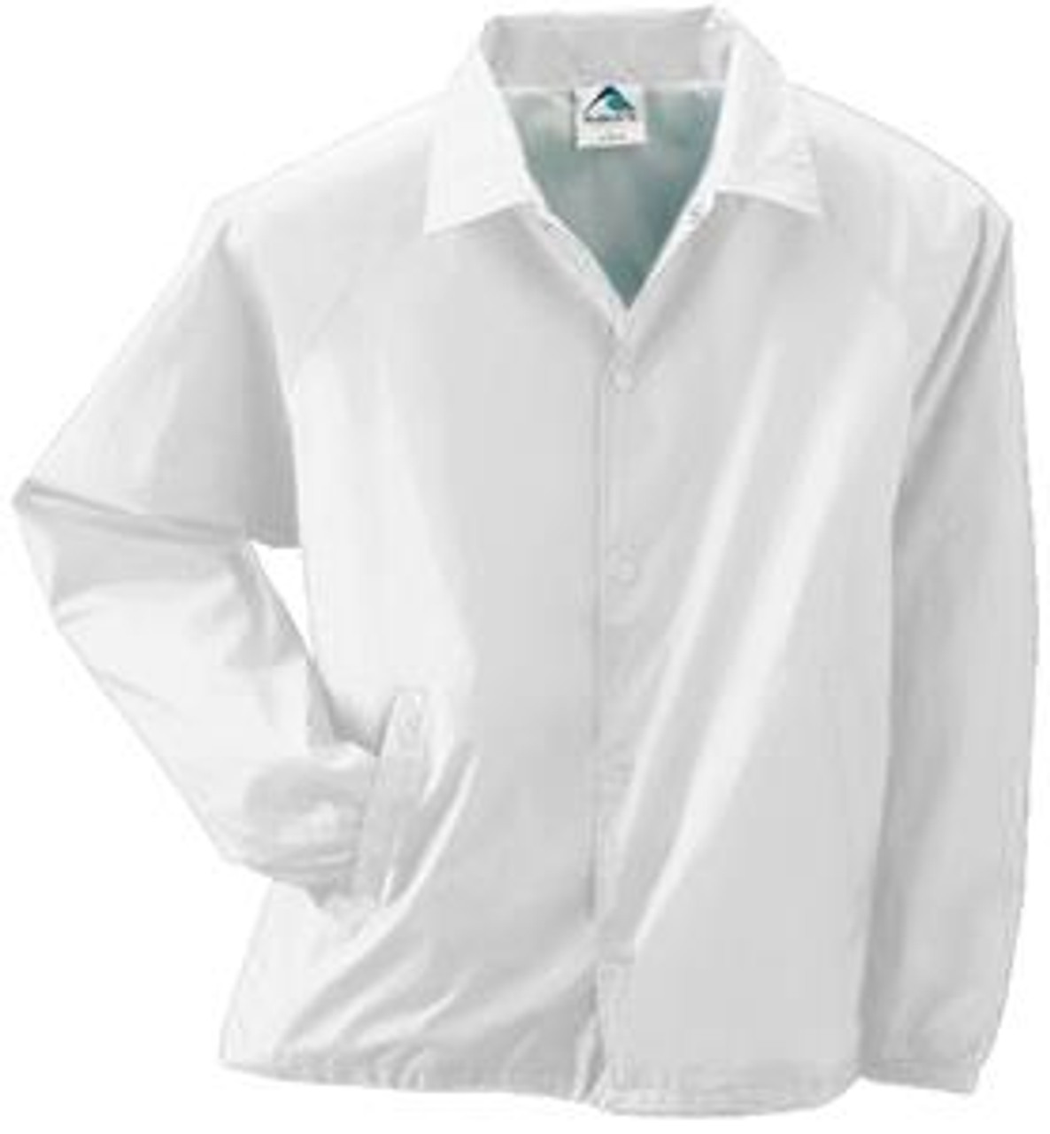 Augusta Sportswear Nylon Coach's Jacket/Lined White S) Jordan Concepts LLC
