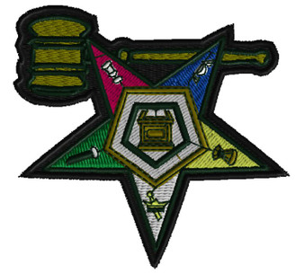 Embroidery Patch - OES Past Matron Star