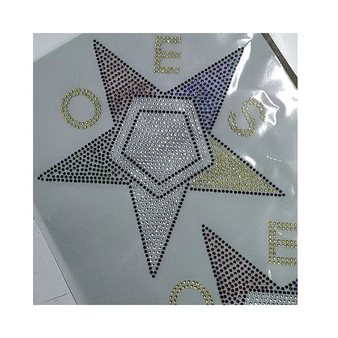 Rhinestone Hotfix Transfer - OES Letters and Star