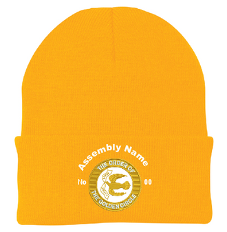 Embroidery - Custom Order of the Golden Circle Beanie Cap