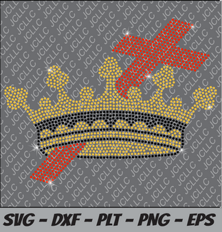 Rhinestone SVG - Lady Knight Of Templar