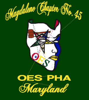 OES Mask Embroidered (Magdalene Chapter No. 45)