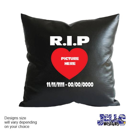 R.I.P. Personalized Pillow