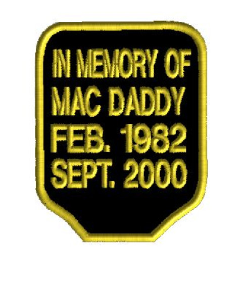 Embroidery Patches - R.I.P.