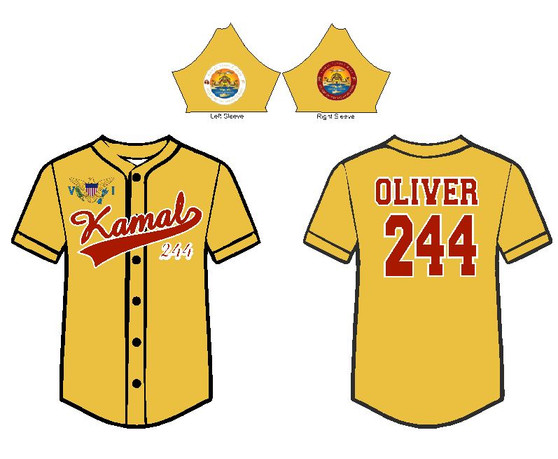 Sub - Shriners Kamal Baseball Jersey