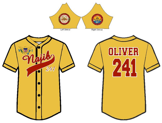 Sub - Shriners Najib Baseball Jersey