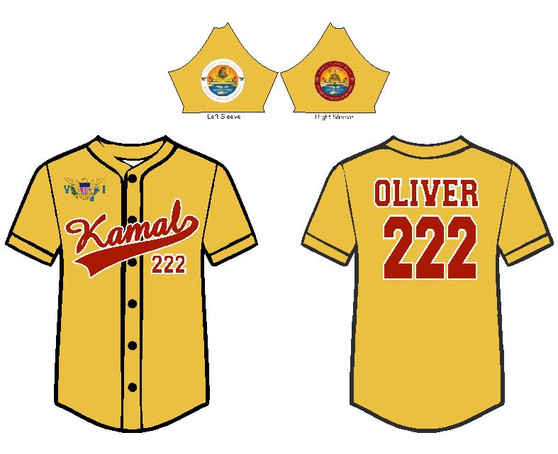 Sub - Shriners Kamal Baseball Jersey (Ladies)