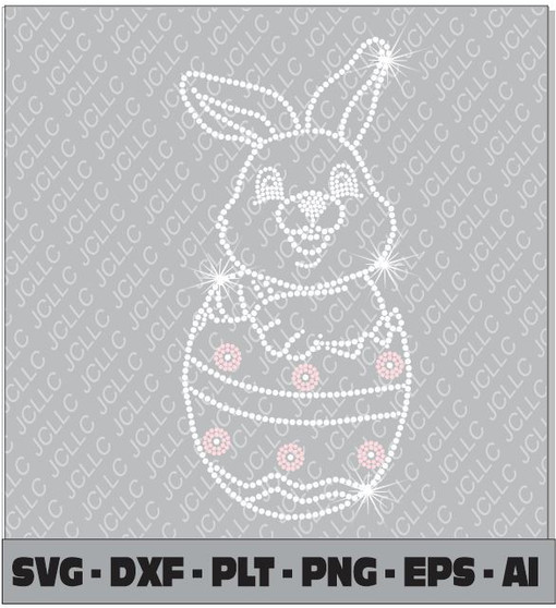 Rhinestone Template - Easter 3