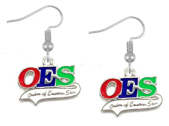 OES Silvertone Tone Earrings 