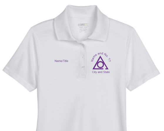 Embroidery - LOCOP (Ladies of the Circle of Perfection) Core365 Polo