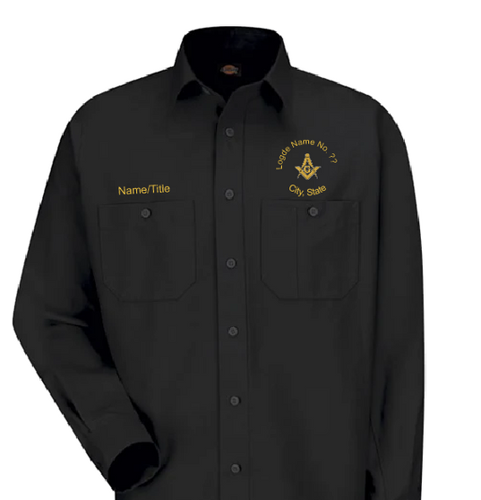 Embroidery - Mason emblem Dickie (1574)