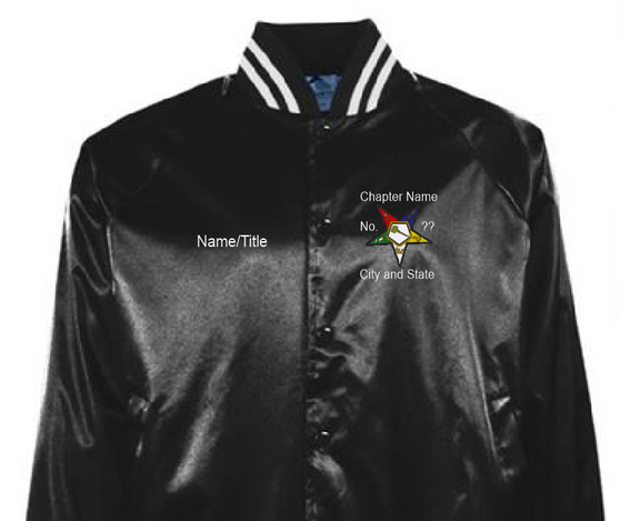 Embroidery - Mason, OES, HOJ etc. (Augusta Baseball Jacket)