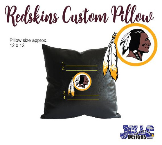 Redskins Custom Pillow